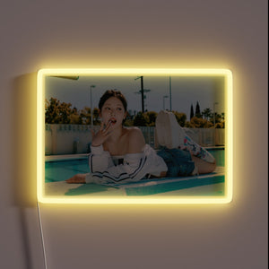 Aesthetic Aespa Ning Ning inspired Spicy 2 neons display