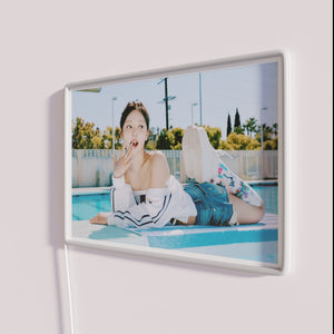 Aesthetic LED Sign with Customizable Colors Inspired by K-POP Aespa