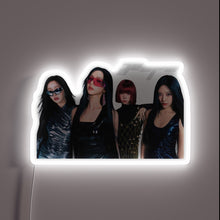 Load image into Gallery viewer, Aespa-inspired RGB neon sign for K-pop fans and enthusiasts.