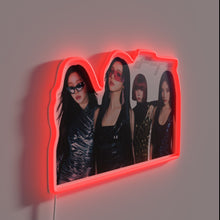 Load image into Gallery viewer, Add futuristic charm with this customizable K-pop inspired glow light