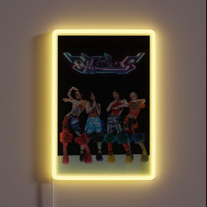 Aespa Supernova RGB Neon Sign with Vibrant Color Effects Lighting