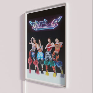 Aespa Supernova inspired RGB neon light decor home accessory
