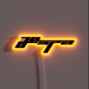 Aespa Whiplash logo in high-contrast black and neon RGB