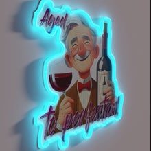 Load image into Gallery viewer, Vintage glow ambiance with aged beauty in RGB neon lighting