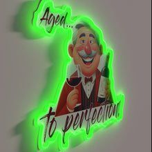 Load image into Gallery viewer, Vibrant Aged Neon Sign with Rich RGB Color Accents