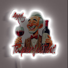 Load image into Gallery viewer, Eye-catching, vibrantly lit RGB neon sign with vintage aesthetic appeal.