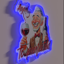 Load image into Gallery viewer, Glowing vibrant art statement with aged, hand-crafted neon beauty