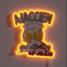 Load image into Gallery viewer, Ajaccio-themed beer enthusiast gift for the modern man&#39;s cave decor.