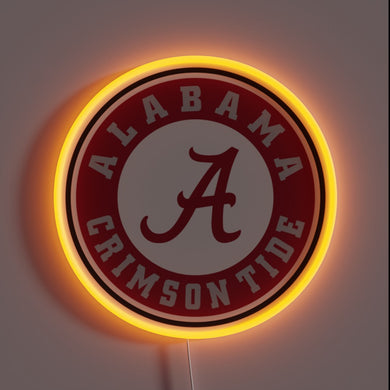 Roll Tide in radiant style — this Alabama Crimson Tide neon sign lights up the room with championship energy.