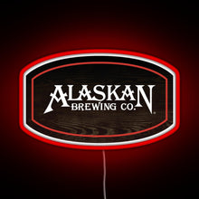 Load image into Gallery viewer, Alaskan Brewing Logo RGB neon sign red