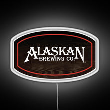 Load image into Gallery viewer, Alaskan Brewing Logo RGB neon sign white 