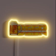 Load image into Gallery viewer, Neon Sign for Beer Enthusiasts and Party Lovers at Night