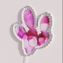 Load image into Gallery viewer, Vibrant Prickly Pear Cactus Art with Neon Glow LED Lighting
