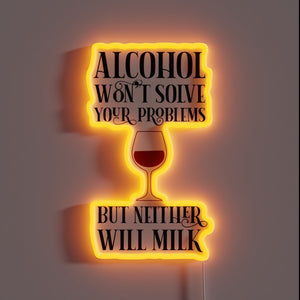 Subtle Humor LED Sign for the Skeptical and Jaded Individual