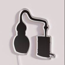 Load image into Gallery viewer, Neon Distillery Sign, Handcrafted Alembic Moonshine Still Illuminated Display Art