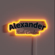 Load image into Gallery viewer, Handcrafted American-Made RGB Neon Sign of Tar Heel Pride Emblem
