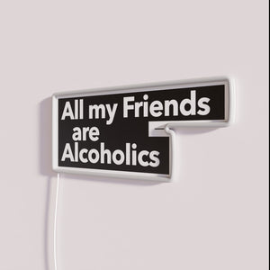Add humor and edge to your home decor with colorful signage.