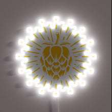 Load image into Gallery viewer, Eye-catching RGB LED Sign featuring supreme hops beer design.