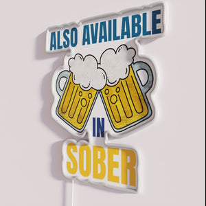 Vibrant also available in sober RGB neon wall decor lighting.