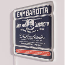 Load image into Gallery viewer, Vintage Italian liqueur advertisement RGB LED illuminated retro style signage