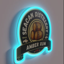 Load image into Gallery viewer, Amber glow ambiance with customizable RGB neon lighting accents anywhere.