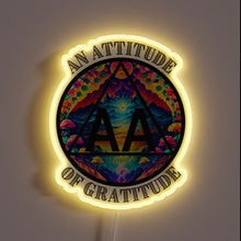 Load image into Gallery viewer, Neon Sign with Positive Vibes, Fostering an Attitude of Gratitude Always