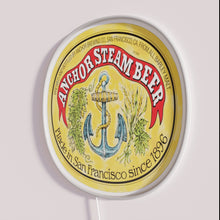 Load image into Gallery viewer, Vibrant Anchor Brewing Co merchandise RGB neon bar pub decor