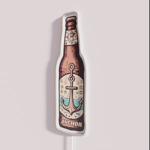 Unique Anchor Steam Brewery RGB Neon Sign for Bars and Pub