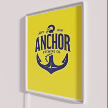 Load image into Gallery viewer, Colorful nautical themed anchor steam engine room LED neon signage