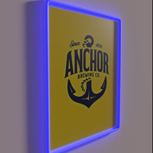 Load image into Gallery viewer, Add nautical charm with this vibrant anchor steam sign.