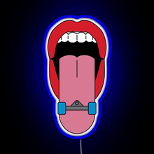 Load image into Gallery viewer, Skateboard Tongue RGB neon sign