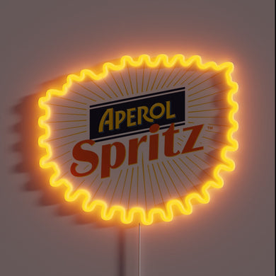 Brighten Up Your Bar with Vibrant Aperol Neon Sign Accent