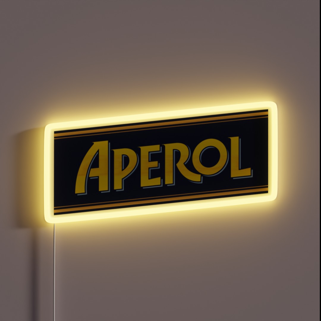 Aperol Spritz Rgb Neon Sign – Neon Factory