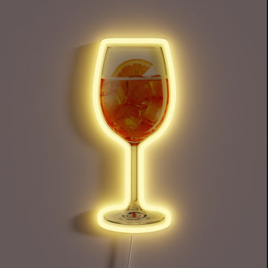 Brighten your bar with this vibrant Aperol Spritz inspired sign