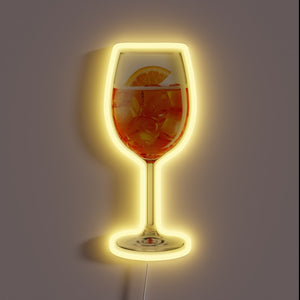 Brighten your bar with this vibrant Aperol Spritz inspired sign
