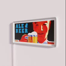 Load image into Gallery viewer, Vintage 1930s Art Deco Style Neon Sign for Ale and Beer Enthusiasts