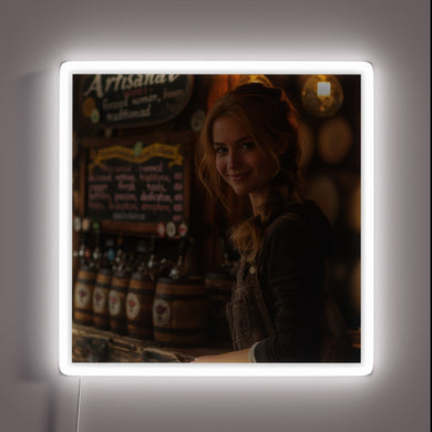 Handcrafted Brewmaster's Magic in RGB Neon Sign of Distinction
