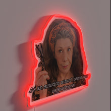 Load image into Gallery viewer, Neon sign declaring a mystical reading of one&#39;s emotional shields.