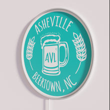 Load image into Gallery viewer, Vintage Asheville Beertown North Carolina Retro Bar Sign Decor Neon