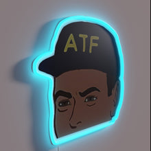 Load image into Gallery viewer, Neon ATF Guy Peeker LED Sign with Colorful RGB Lighting Effects