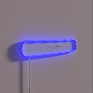 Brighten your space with edgy neon barbed wire design ambiance