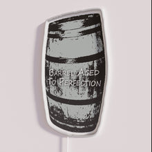Load image into Gallery viewer, Barrel Aged Whiskey Distillery Decoration Perfectly Lit RGB Neon Sign