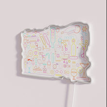 Load image into Gallery viewer, RGB Neon Sign - Bartender&#39;s Cocktail Crafting and Mixing Process Artwork