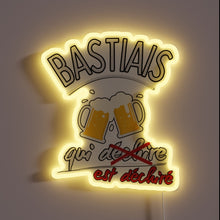 Load image into Gallery viewer, Brightly lit beer-inspired gift for Bastia&#39;s male beer enthusiast friends