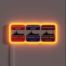 Load image into Gallery viewer, Brighten up your game with this RGB beer sign.