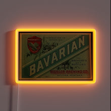 Load image into Gallery viewer, Vibrant LED neon light featuring a classic Bavarian beer design.