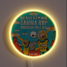 Load image into Gallery viewer, Vibrant RGB LED Sign Featuring Beavertown&#39;s Iconic Neck Oil Logo