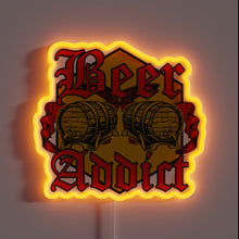 Load image into Gallery viewer, Vibrant RGB Neon Sign for Beer Lovers and Party Enthusiasts