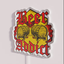Load image into Gallery viewer, Neon bar decoration signs, personalized beer lover gift idea