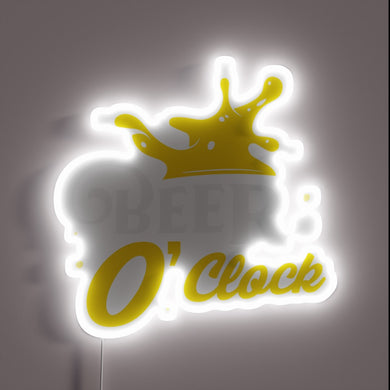 Neon bar decoration, perfect for home beer enthusiasts' ambiance.